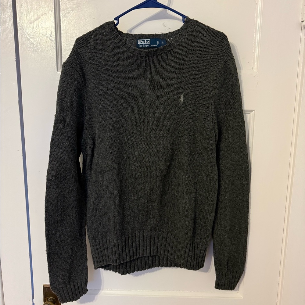 Polo Ralph Lauren Dark Gray Crewneck Sweater